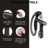 PowerGrip™ Hand Exerciser with Count Display | 10–100 kg Resistance